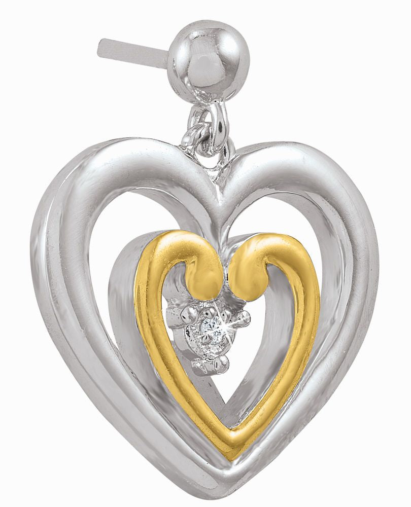 Für immer meine Tochter - Diamant Ohrringe