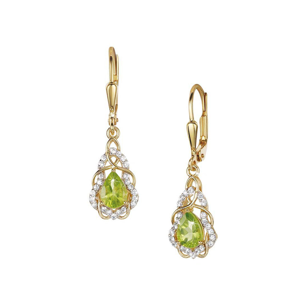 Paradiso - Peridot Tropfen Ohrringe