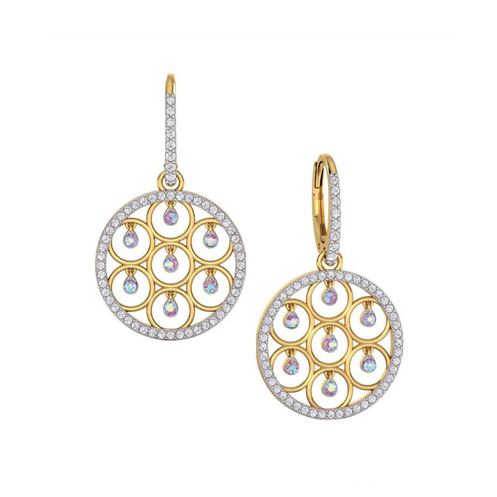 Schillernder Traum Tropfenohrringe